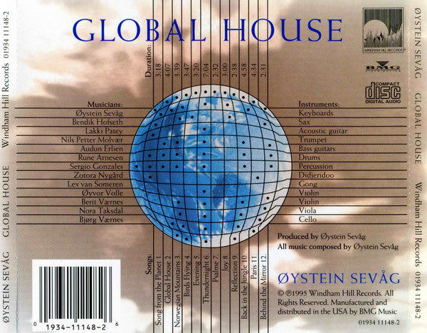 Øystein Sevåg : Global House (CD, Album)