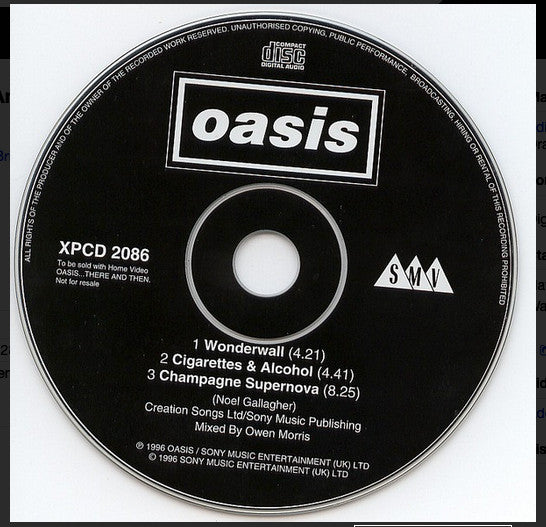 Oasis (2) : ...There And Then (CD, Single)