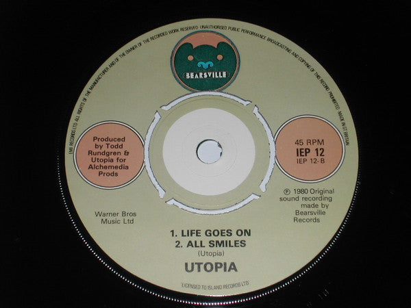 Utopia - I Just Want To Touch You (7) (Very Good Plus (VG)) - DaddyPop