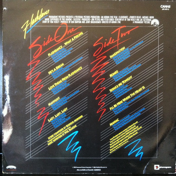 Various : Flashdance (Original Soundtrack From The Motion Picture) (LP, Album)