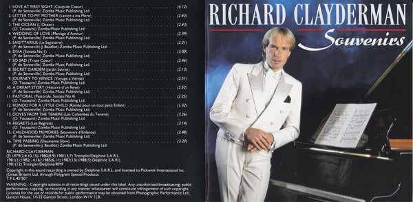 Richard Clayderman : Souvenirs (CD, Album)