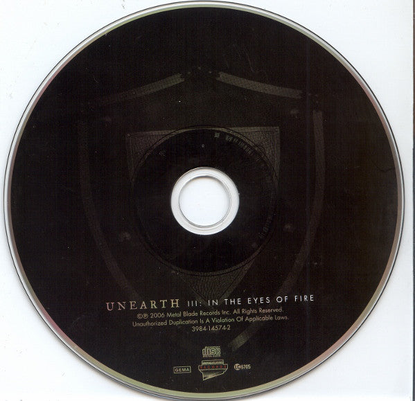 Unearth : III: In The Eyes Of Fire (CD, Album + DVD-V, NTSC + Ltd, S/Edition, Dig)