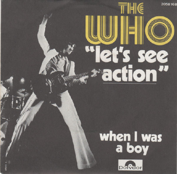 The Who : "Let's See Action" (7", Single)