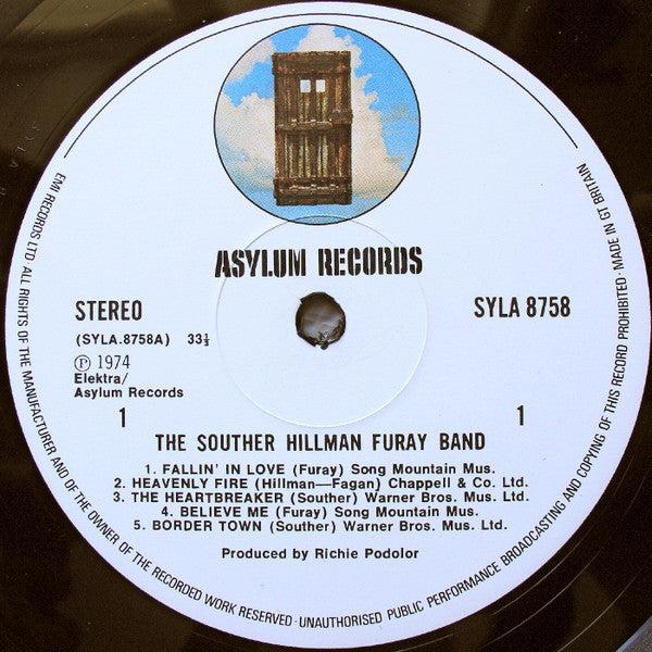 The Souther-Hillman-Furay Band : The Souther-Hillman-Furay Band (LP, Album, Gat)
