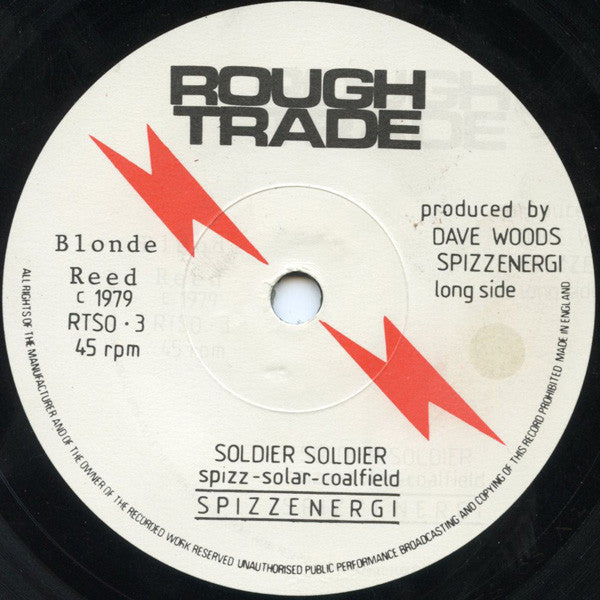 Spizzenergi : Soldier Soldier (7", Single)