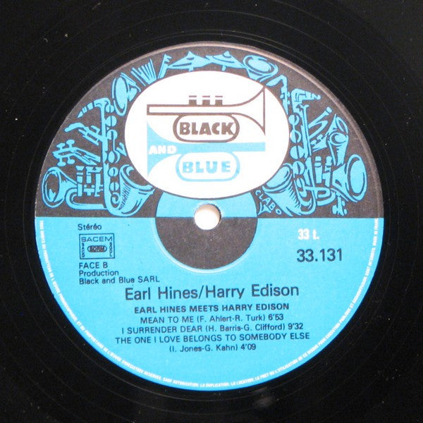 Earl Hines And Harry Edison : Earl Meets Harry (LP, Album)