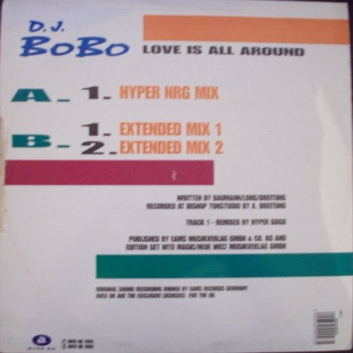 DJ BoBo : Love Is All Around (12")