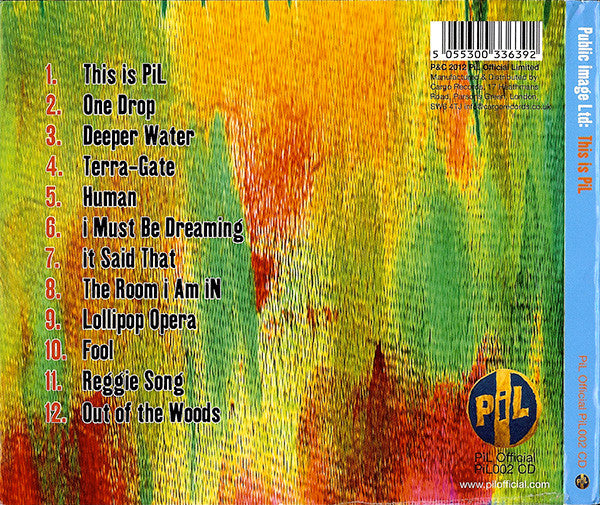 Public Image Limited : This Is PiL (CD, Album)