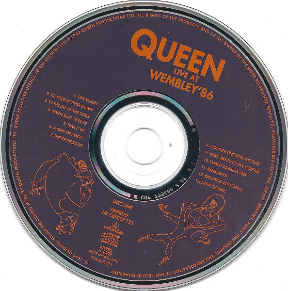 Queen : Live At Wembley '86 (2xCD, Album, Fat)
