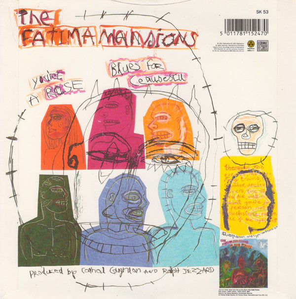 The Fatima Mansions : You're A Rose (7", Single)
