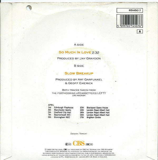 Art Garfunkel - So Much In Love (7) (Very Good Plus (VG)) - DaddyPop