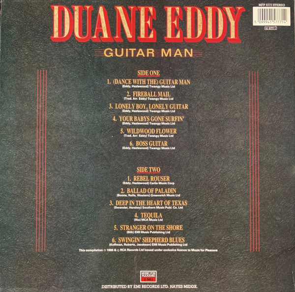 Duane Eddy : Guitar Man (LP, Comp)