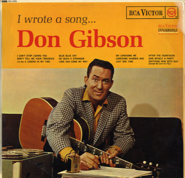 Don Gibson : I Wrote A Song... (LP, Comp, Mono)