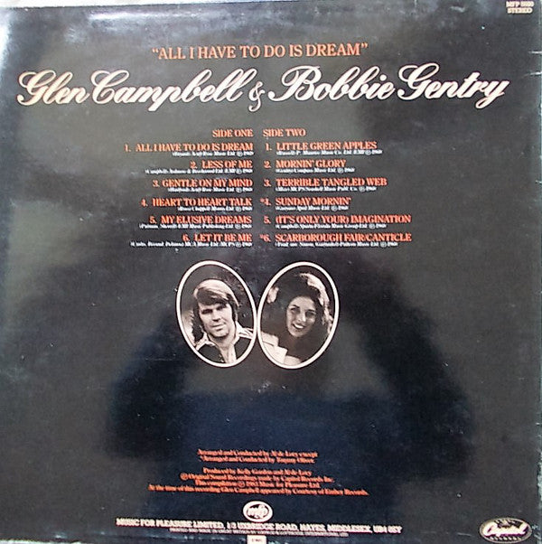 Glen Campbell & Bobbie Gentry : All I Have To Do Is Dream (LP, Comp)