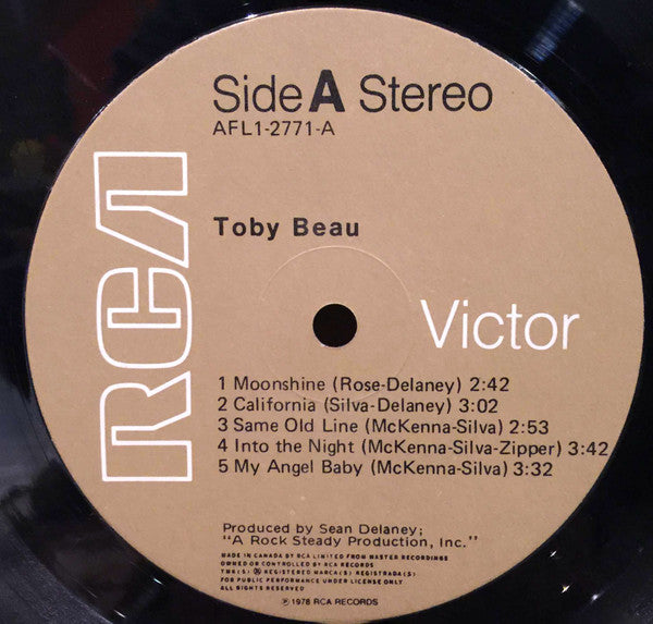 Toby Beau : Toby Beau (LP, Album)