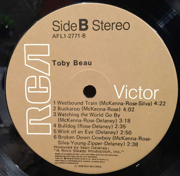 Toby Beau : Toby Beau (LP, Album)