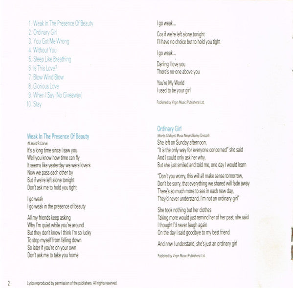 Alison Moyet : Raindancing (CD, Album)