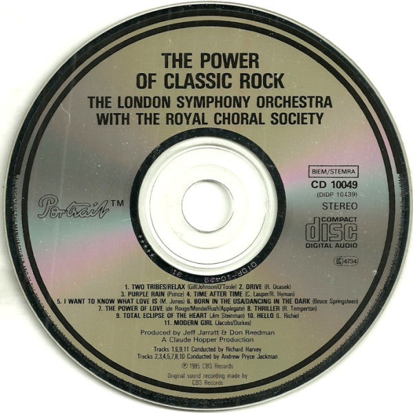 London Symphony Orchestra With The Royal Choral Society : The Power Of Classic Rock (CD, Album)