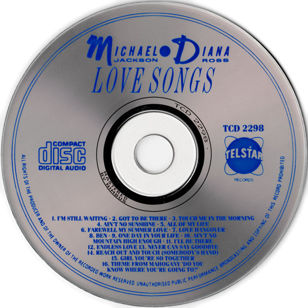 Michael Jackson • Diana Ross : Love Songs (CD, Comp)