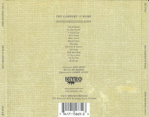Rufio : The Comfort Of Home (CD, Album)