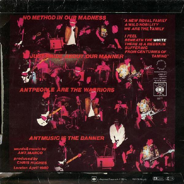 Adam And The Ants - Kings Of The Wild Frontier (7) (Very Good (VG)) - DaddyPop