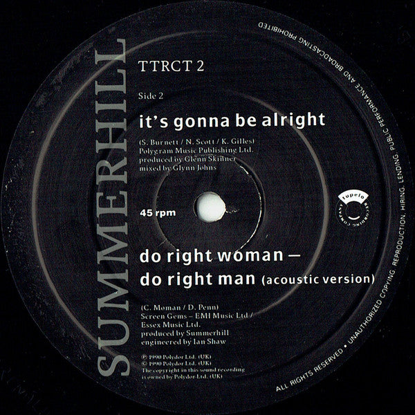 Summerhill (2) : Don't Let It Die (10", Ltd, Num)