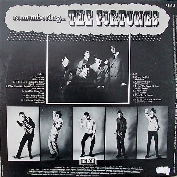 The Fortunes : Remembering The Fortunes (LP, Comp, Mono)