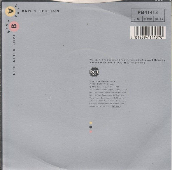 RAH Band : Run 4 The Sun (7", Single)