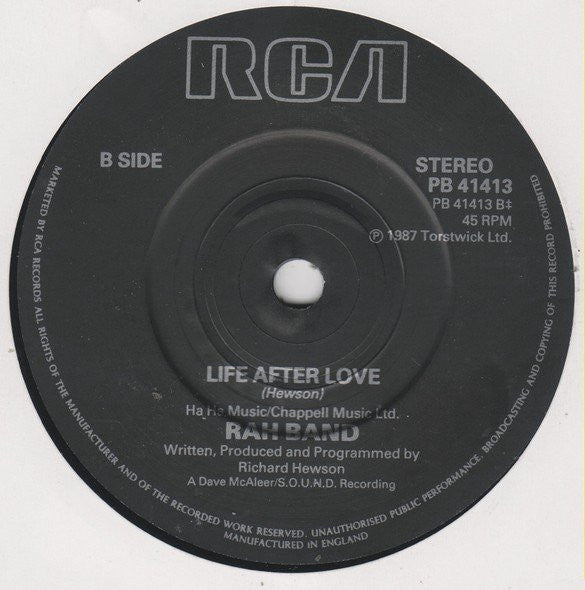 RAH Band : Run 4 The Sun (7", Single)