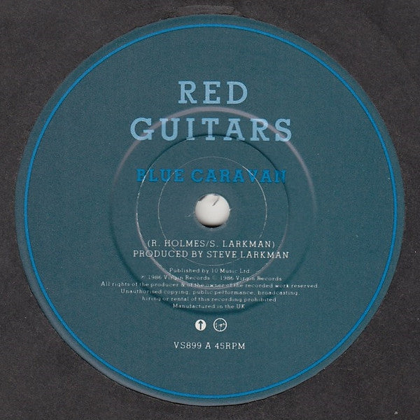 Red Guitars : Blue Caravan (7", Single)