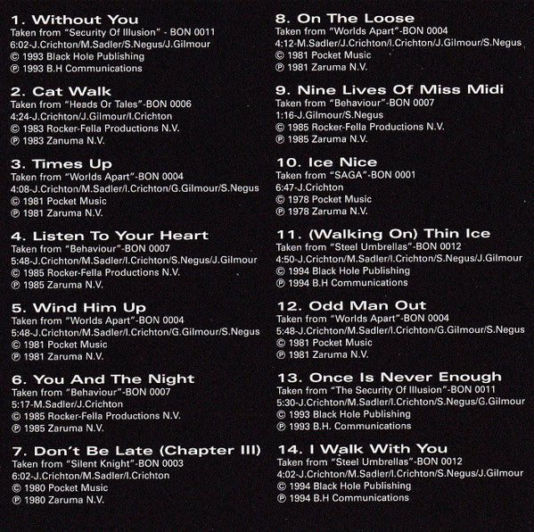 Saga (3) : Defining Moments (Volume One) (CD, Comp)