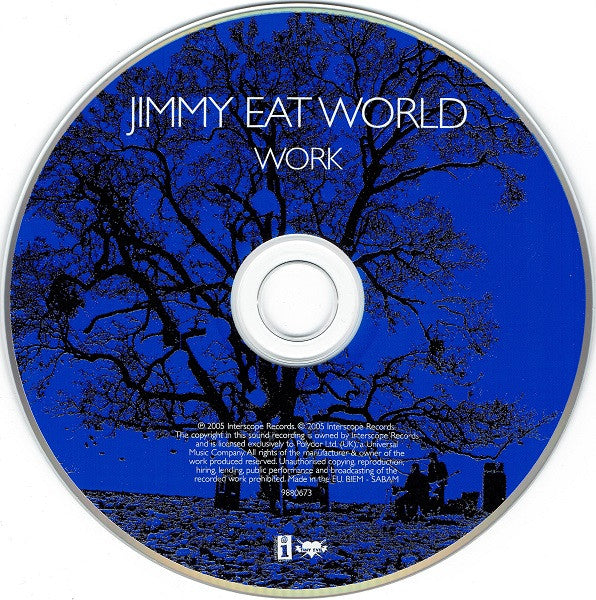 Jimmy Eat World : Work (CD, Single, Enh)