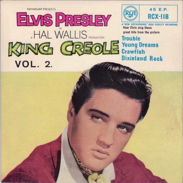 Elvis Presley : King Creole Vol.2 (7", EP)