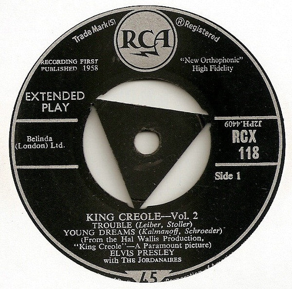 Elvis Presley : King Creole Vol.2 (7", EP)