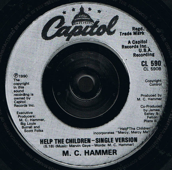 MC Hammer : Have You Seen Her (7", Single)