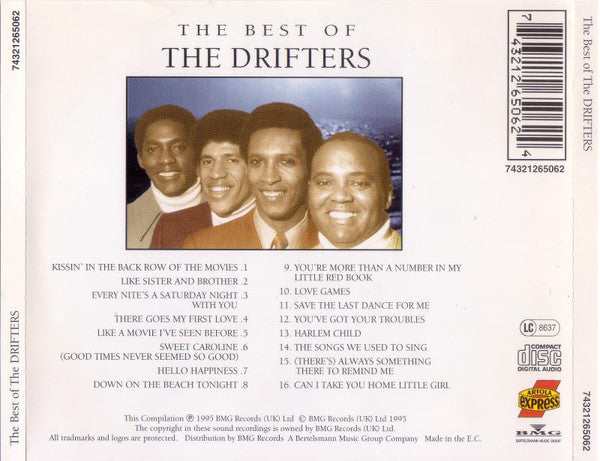The Drifters : The Best Of The Drifters (CD, Comp)