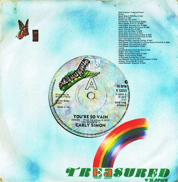 Carly Simon : You're So Vain / Anticipation (7")