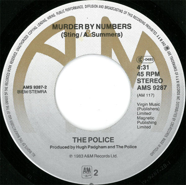 The Police : Every Breath You Take (7", Single)