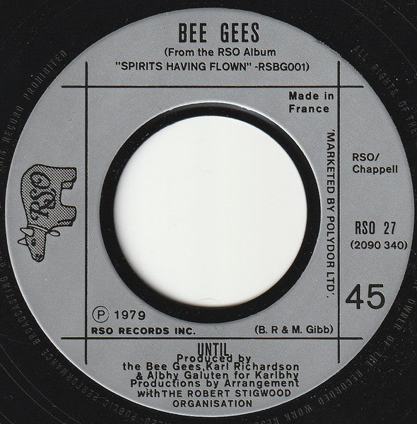 Bee Gees : Tragedy (7", Single, Sil)