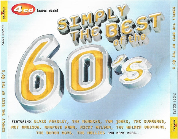 Various : Simply The Best Of The 60's (4xCD, Comp)