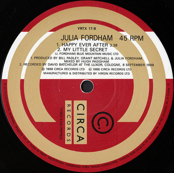Julia Fordham : Woman Of The 80's (10", Single)