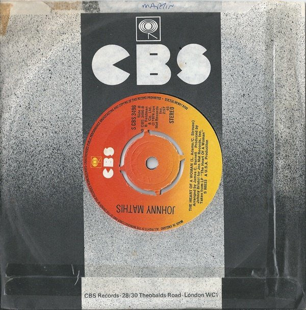 Johnny Mathis - Feel Like Makin Love (7) (Very Good Plus (VG)) - DaddyPop