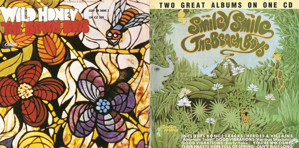 The Beach Boys : Smiley Smile / Wild Honey (CD, Comp, Mono, RM)