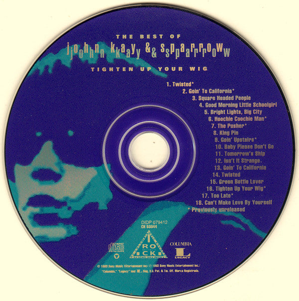John Kay & The Sparrow - The Best Of John Kay & Sparrow (Tighten Up Your Wig) (CD) (Very Good Plus (VG)) - DaddyPop