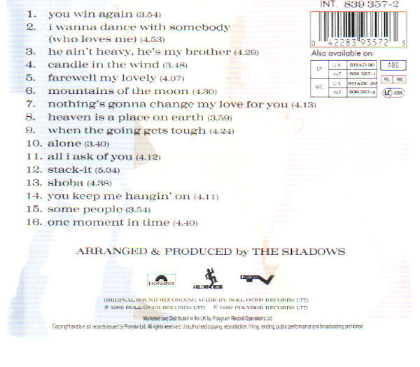 The Shadows : Steppin' To The Shadows (CD)