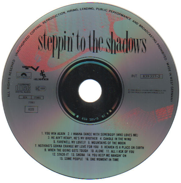 The Shadows : Steppin' To The Shadows (CD)