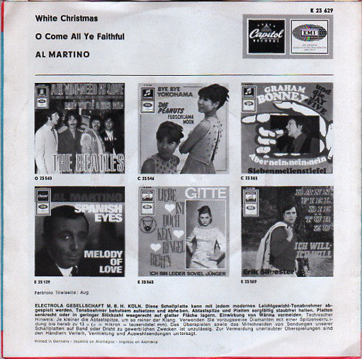 Al Martino - White Christmas (7) (Very Good (VG)) - DaddyPop