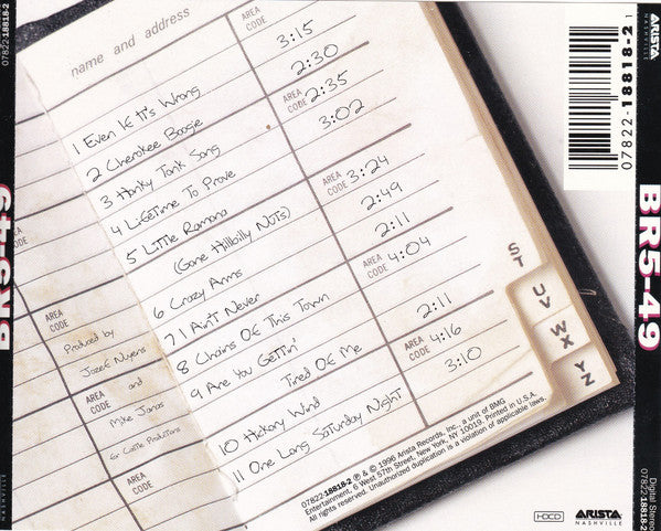 BR549 : BR5-49 (HDCD, Album)