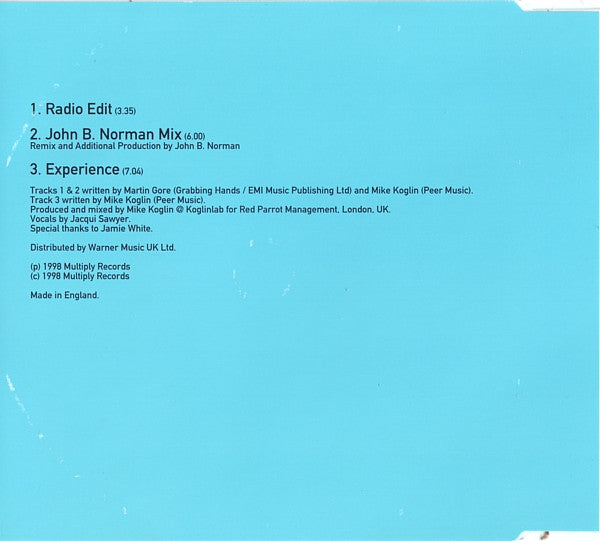 Mike Koglin : The Silence (CD, Single)