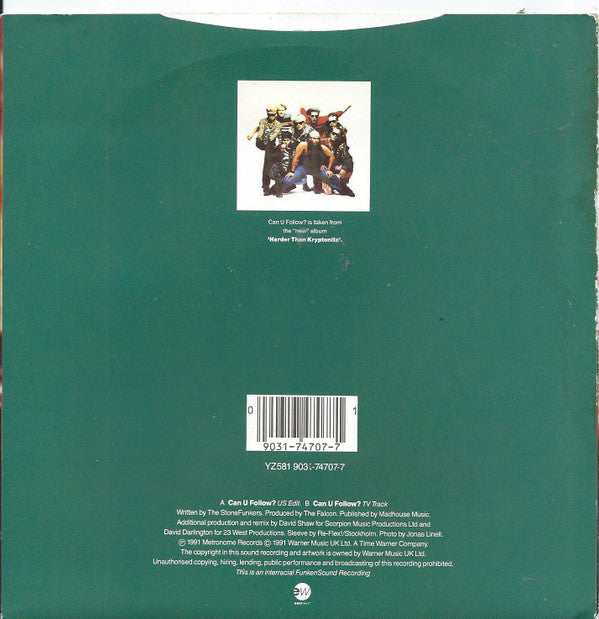 The Stonefunkers : Can U Follow? (7", Single)